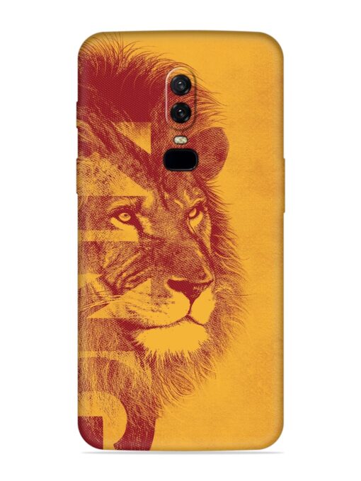 Gold Lion Crown Art Embossed Soft Silicone Case for Oneplus 6