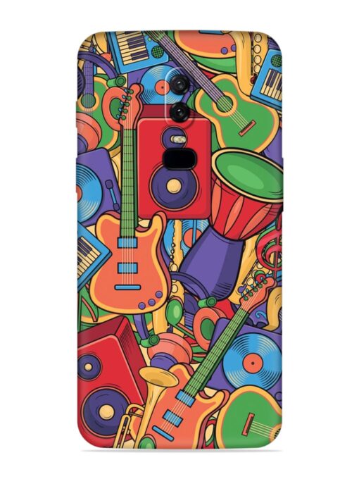 Colorful Music Art Embossed Soft Silicone Case for Oneplus 6