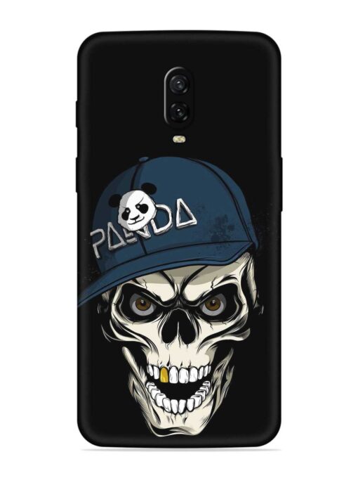 Panda Skull Embossed Soft Silicone Case for Oneplus 6T Zapvi