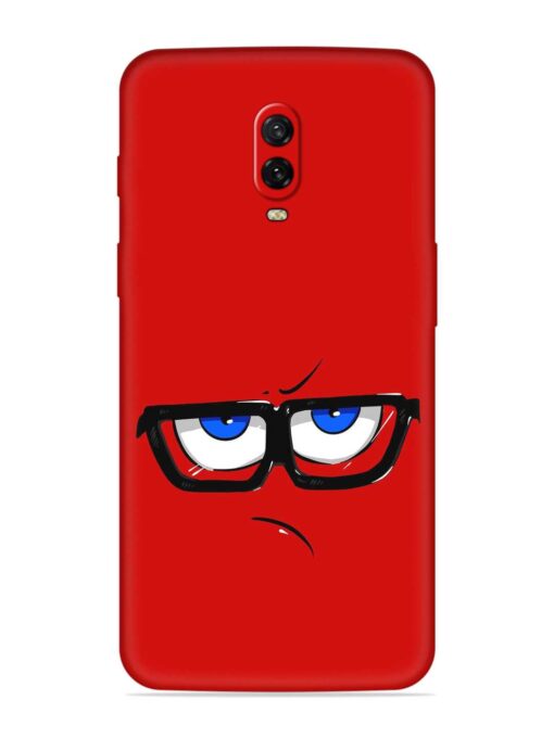 Rad Angry Face Embossed Soft Silicone Case for Oneplus 6T