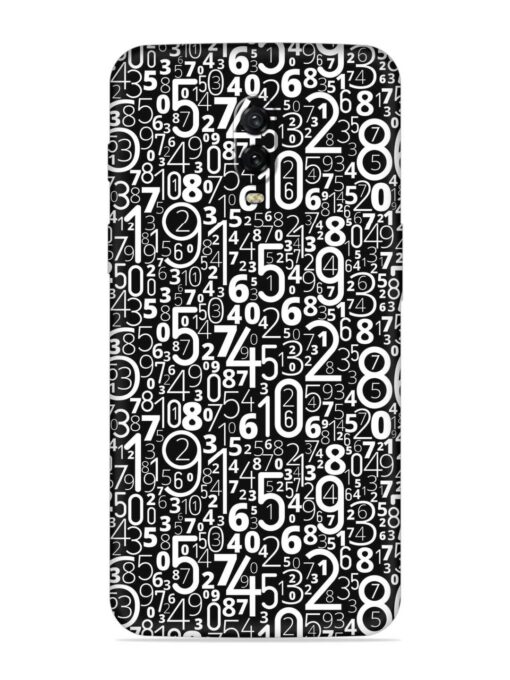 Many Numbers Different Embossed Soft Silicone Case for Oneplus 6T Zapvi