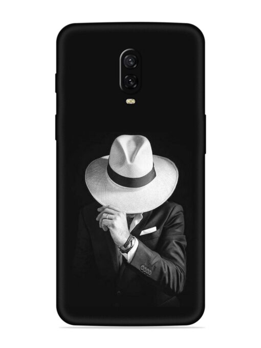 Men Under Hat Embossed Soft Silicone Case for Oneplus 6T Zapvi