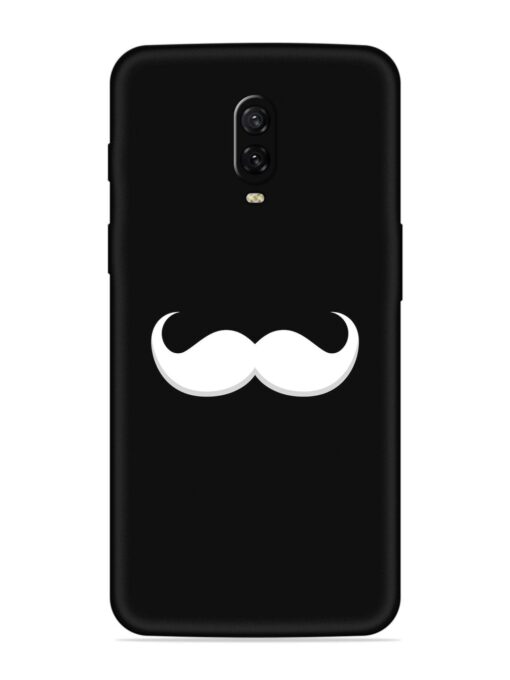 Mustache Vector Embossed Soft Silicone Case for Oneplus 6T Zapvi