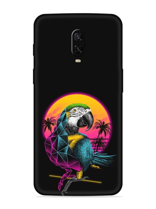 Rad Parrot Embossed Soft Silicone Case for Oneplus 6T Zapvi