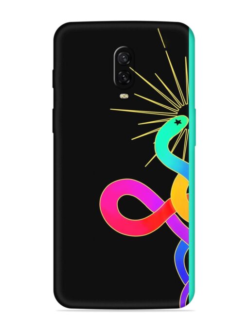 Art Geometric Abstraction Embossed Soft Silicone Case for Oneplus 6T Zapvi