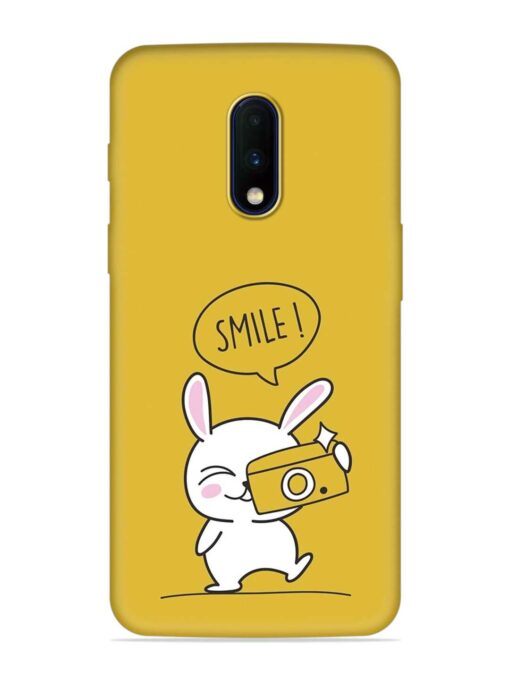 Hey Smile Please Embossed Soft Silicone Case for Oneplus 7 Zapvi