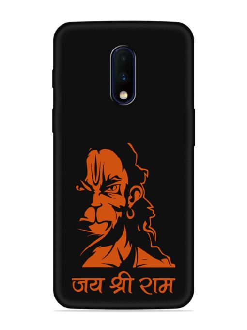 Angry Hanuman Embossed Soft Silicone Case for Oneplus 7 Zapvi