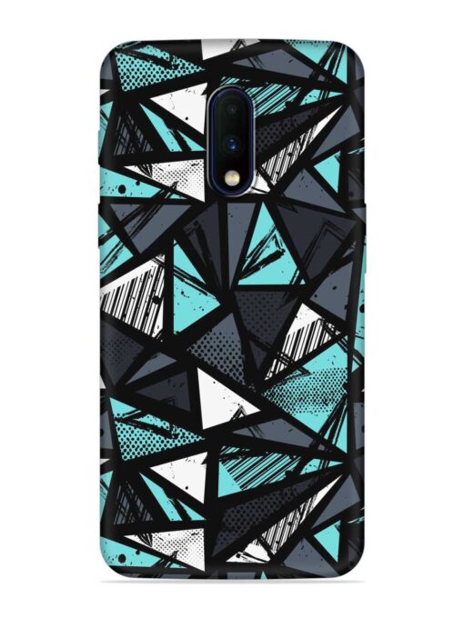 Abstract Seamless Embossed Soft Silicone Case for Oneplus 7 Zapvi