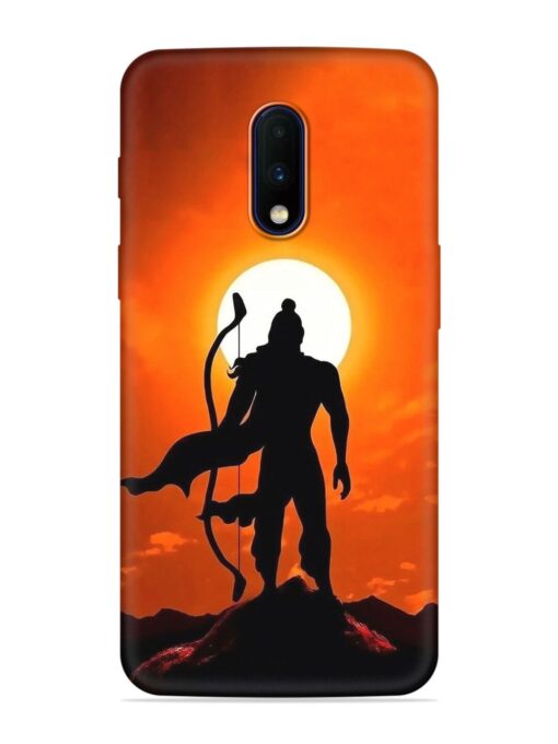 Shree Ram Embossed Soft Silicone Case for Oneplus 7 Zapvi