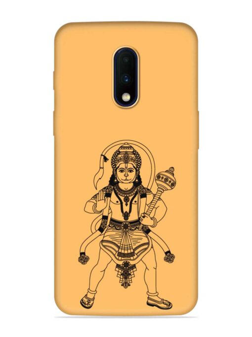 Indian God Hanuman Embossed Soft Silicone Case for Oneplus 7 Zapvi