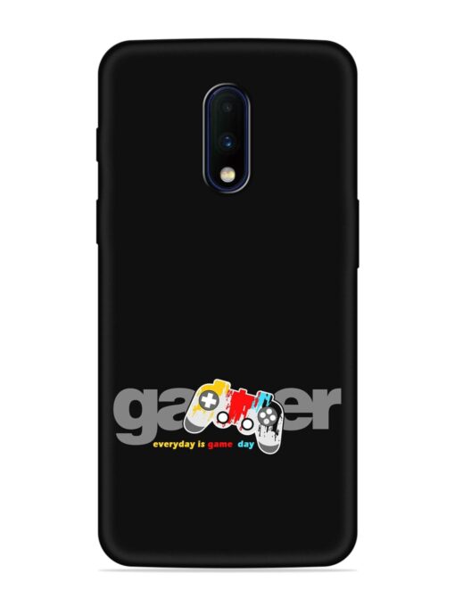 Gamer Everyday Game Embossed Soft Silicone Case for Oneplus 7 Zapvi