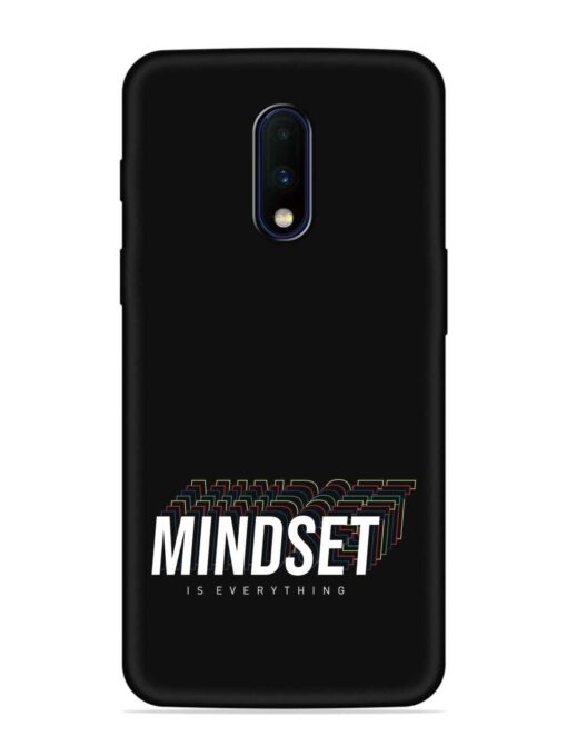 Mindset Everything Slogan Embossed Soft Silicone Case for Oneplus 7 Zapvi