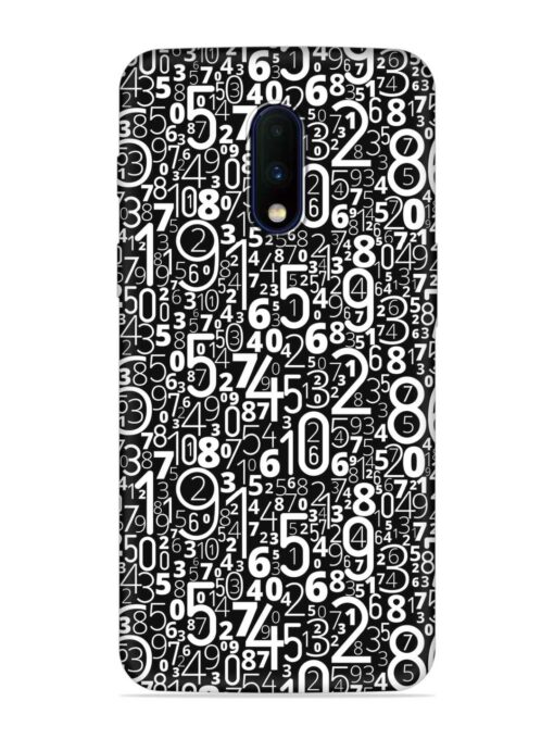 Many Numbers Different Embossed Soft Silicone Case for Oneplus 7