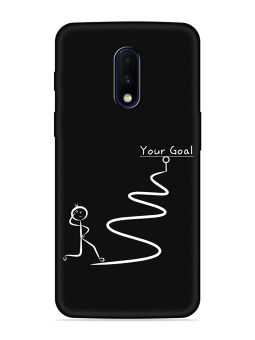 Your Goal Embossed Soft Silicone Case for Oneplus 7 Zapvi