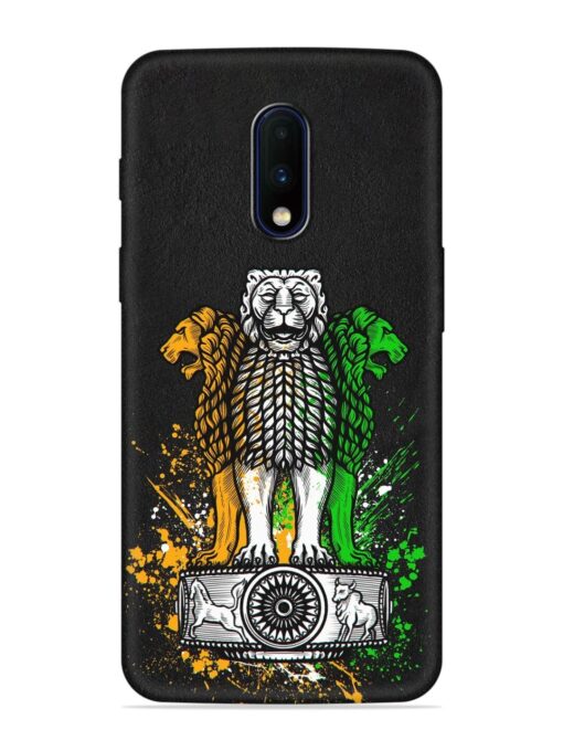 Pillars Of Ashoka Embossed Soft Silicone Case for Oneplus 7 Zapvi