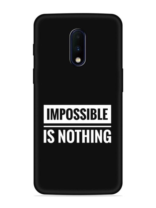 Impossible Is Nothing Embossed Soft Silicone Case for Oneplus 7