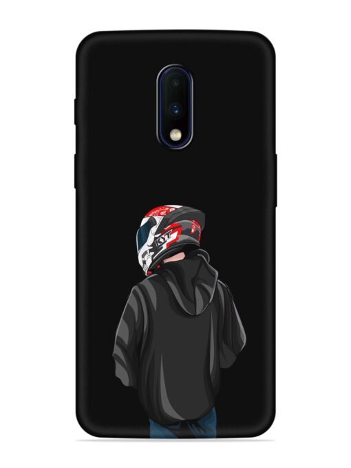 Motorcycle Rider Embossed Soft Silicone Case for Oneplus 7 Zapvi