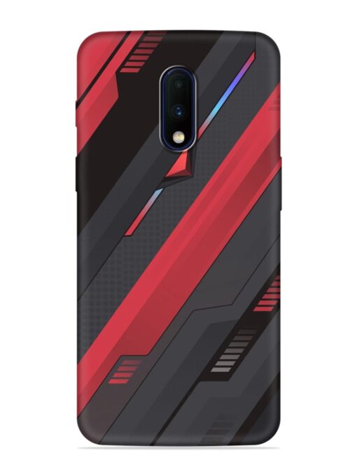 Material Desk Art Embossed Soft Silicone Case for Oneplus 7 Zapvi