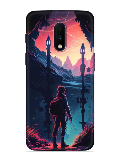 Cgs Artwork Embossed Soft Silicone Case for Oneplus 7 Zapvi