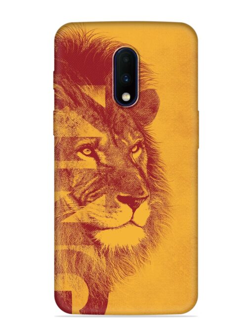 Gold Lion Crown Art Embossed Soft Silicone Case for Oneplus 7