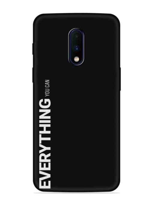 Everything You Can Embossed Soft Silicone Case for Oneplus 7