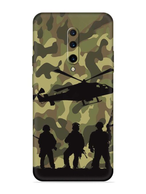 Army Heros Embossed Soft Silicone Case for Oneplus 7 Pro Zapvi