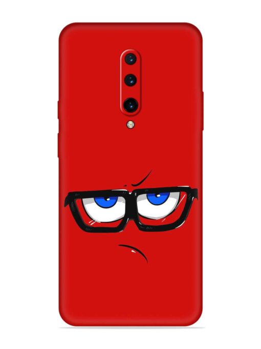 Rad Angry Face Embossed Soft Silicone Case for Oneplus 7 Pro