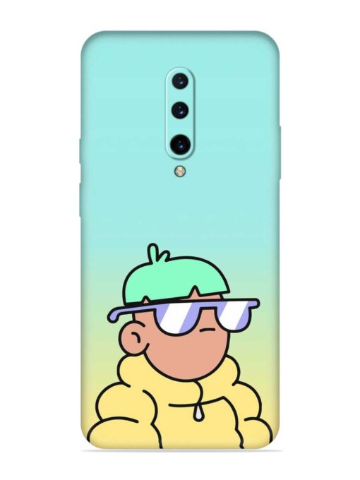 Doodles Cool Character Embossed Soft Silicone Case for Oneplus 7 Pro