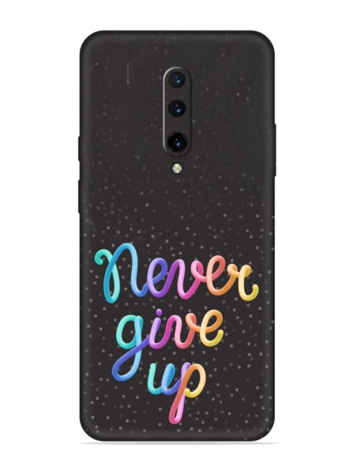 Colorful Stylized Rainbow Embossed Soft Silicone Case for Oneplus 7 Pro Zapvi