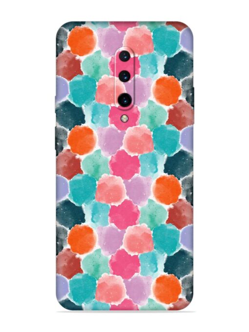 Colorful Seamless Pattern Embossed Soft Silicone Case for Oneplus 7 Pro