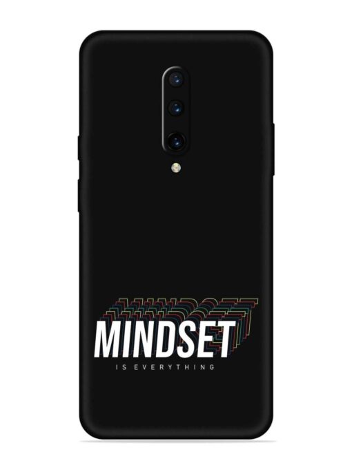 Mindset Everything Slogan Embossed Soft Silicone Case for Oneplus 7 Pro Zapvi