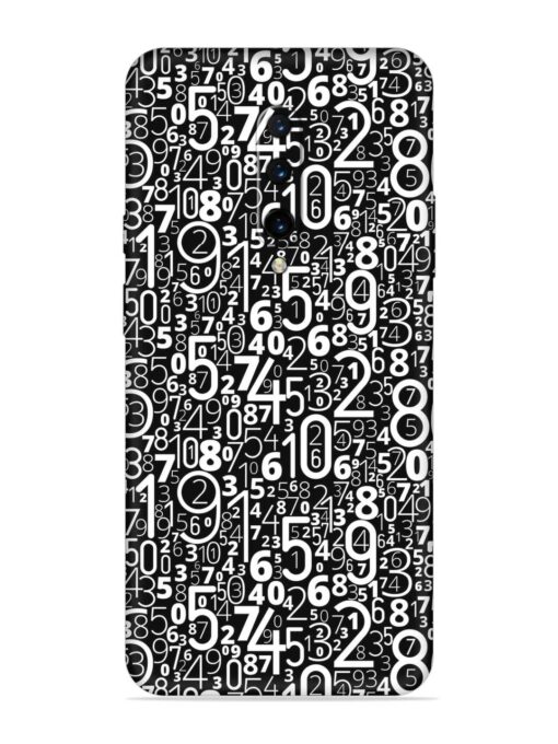 Many Numbers Different Embossed Soft Silicone Case for Oneplus 7 Pro Zapvi