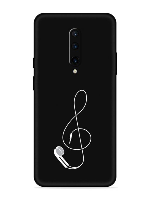 Music Earphone Vector Embossed Soft Silicone Case for Oneplus 7 Pro Zapvi