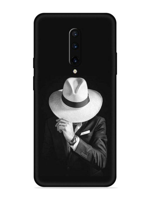 Men Under Hat Embossed Soft Silicone Case for Oneplus 7 Pro Zapvi