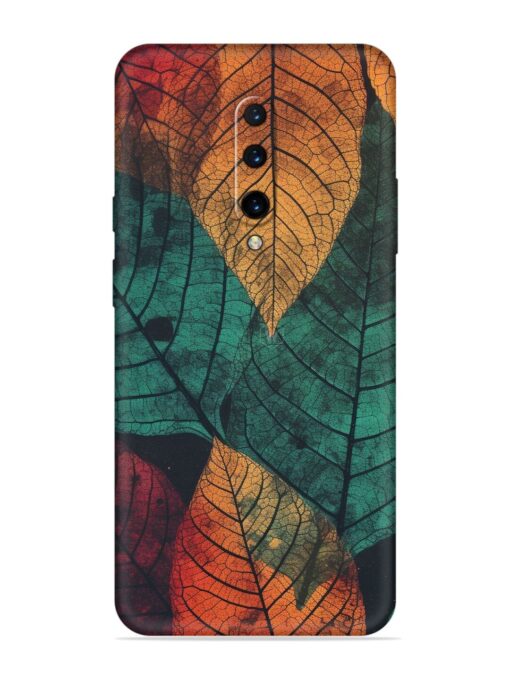 Leaves Artwork Embossed Soft Silicone Case for Oneplus 7 Pro Zapvi