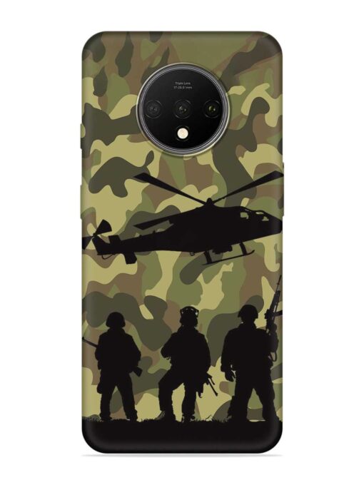 Army Heros Embossed Soft Silicone Case for Oneplus 7T