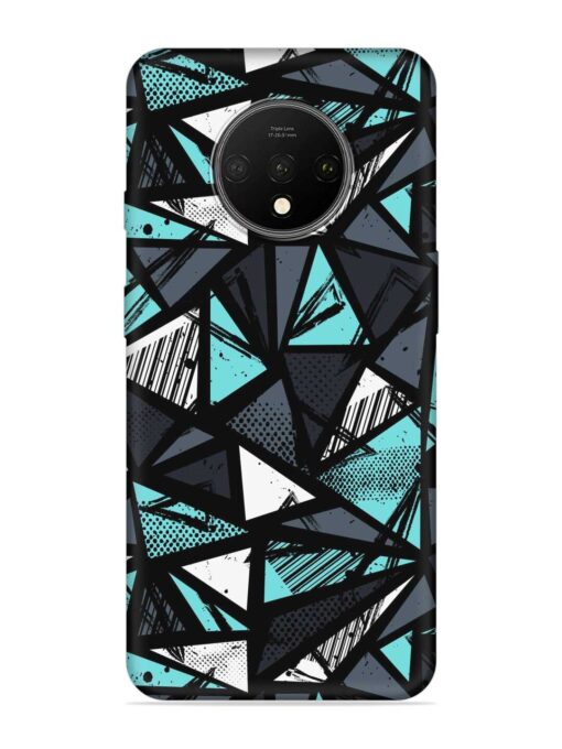 Abstract Seamless Embossed Soft Silicone Case for Oneplus 7T Zapvi