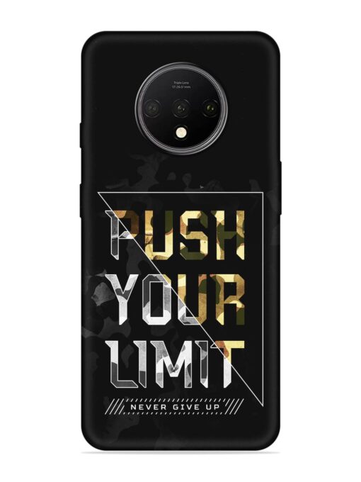 Push Your Limits Embossed Soft Silicone Case for Oneplus 7T Zapvi