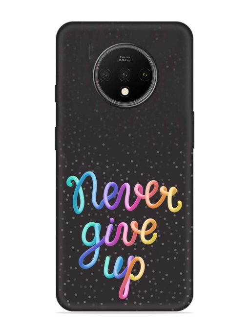 Colorful Stylized Rainbow Embossed Soft Silicone Case for Oneplus 7T