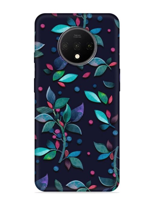 Decorative Watercolor Flower Embossed Soft Silicone Case for Oneplus 7T Zapvi