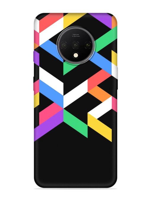 Colorshape Abstarct Embossed Soft Silicone Case for Oneplus 7T Zapvi