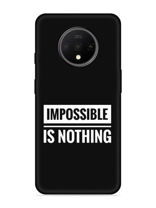 Impossible Is Nothing Embossed Soft Silicone Case for Oneplus 7T Zapvi