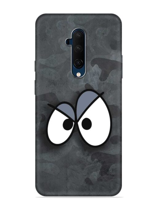 Big Eyes Night Mode Embossed Soft Silicone Case for Oneplus 7T Pro