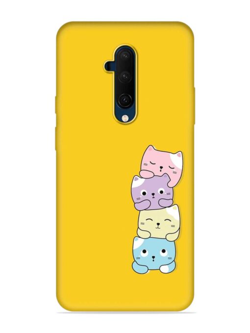 Cartoon Anime Embossed Soft Silicone Case for Oneplus 7T Pro