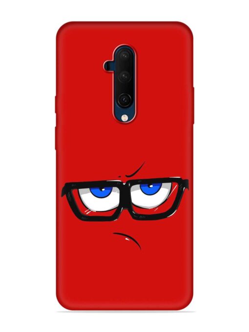 Rad Angry Face Embossed Soft Silicone Case for Oneplus 7T Pro Zapvi