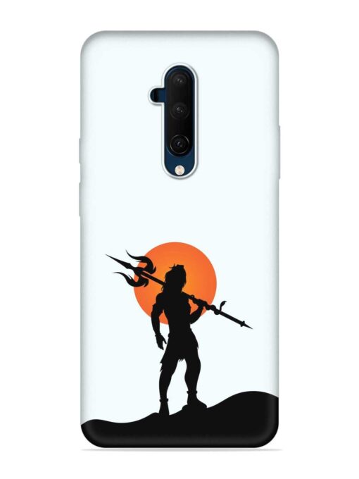 Lord Mahadev Trendy Embossed Soft Silicone Case for Oneplus 7T Pro