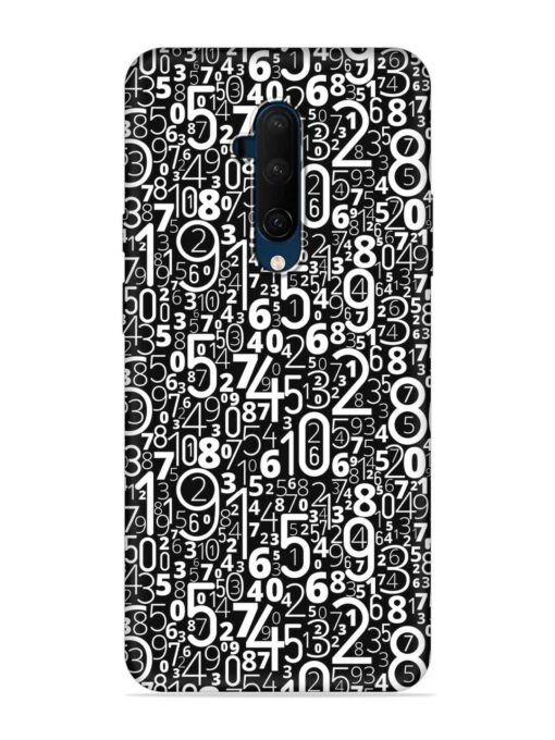 Many Numbers Different Embossed Soft Silicone Case for Oneplus 7T Pro Zapvi