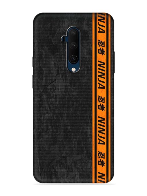 Ninja Srtips Embossed Soft Silicone Case for Oneplus 7T Pro