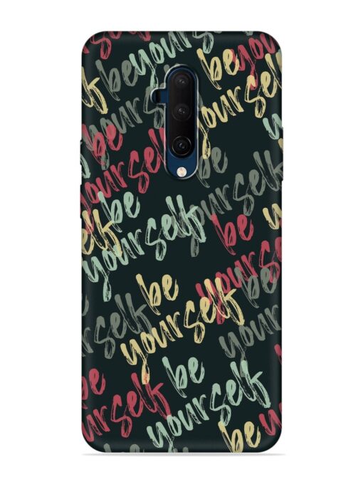 Yourself Seamless Embossed Soft Silicone Case for Oneplus 7T Pro