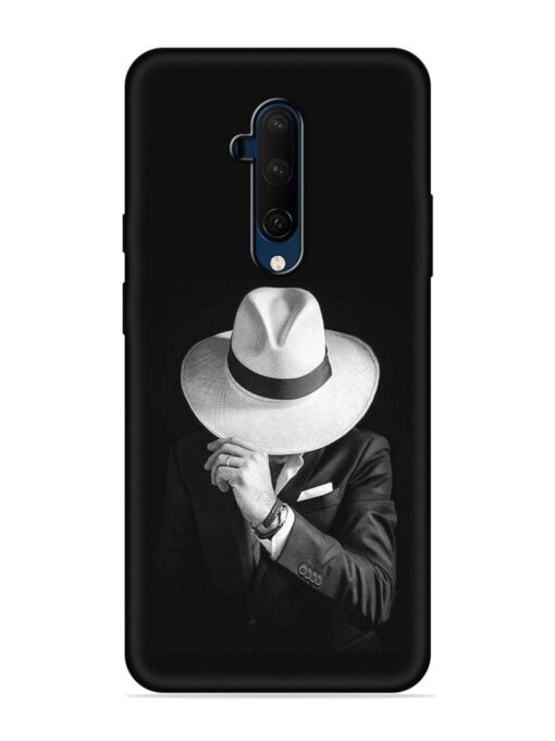 Men Under Hat Embossed Soft Silicone Case for Oneplus 7T Pro